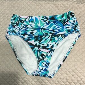 Tommy Bahama Island Cays Monarch high waist bikini Bottom - small - NWOT